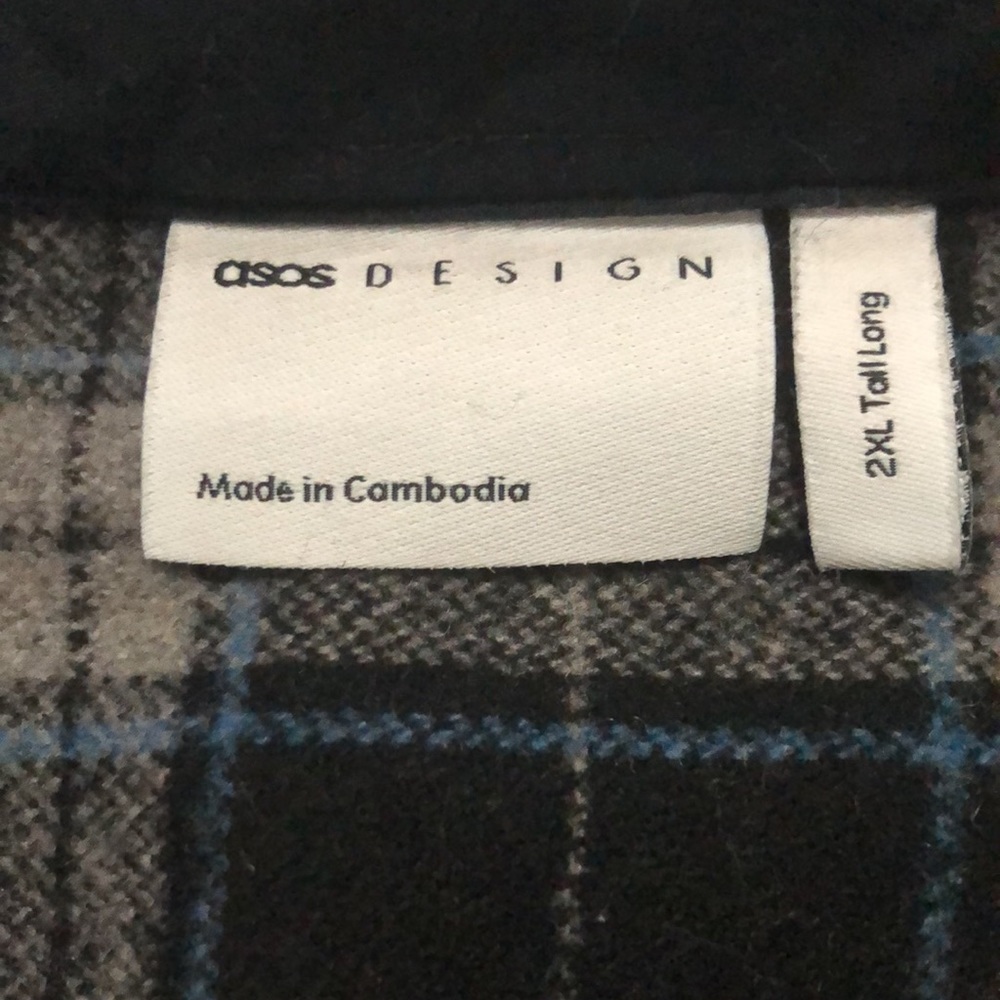 ASOS flannel button down - Picture 5 of 8